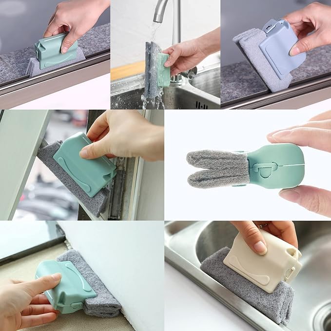 Koishu Magic Window Groove Cleaning Brush, Hand-held Window Track Cleaner - Image 2