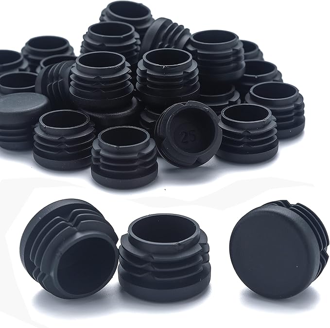 Furnigear Plastic Plugs Tubing End Caps Chair End Caps 1 1/4" Outside Bottom by Furnigear