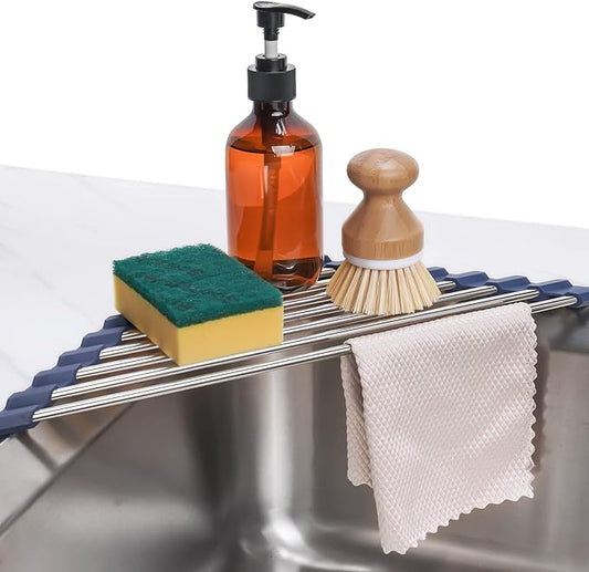 Tomorotec Triangle Roll-Up Dish Drying Rack by Tomorotec
