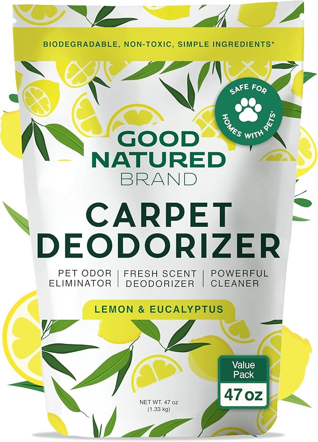 Good Natured Brand | Carpet Deodorizer & Freshener Powder | 47 oz Pet Odor by GoodNaturedBrand