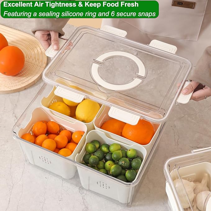 Taiuloo Airtight Fruit Storage Containers - Image 3
