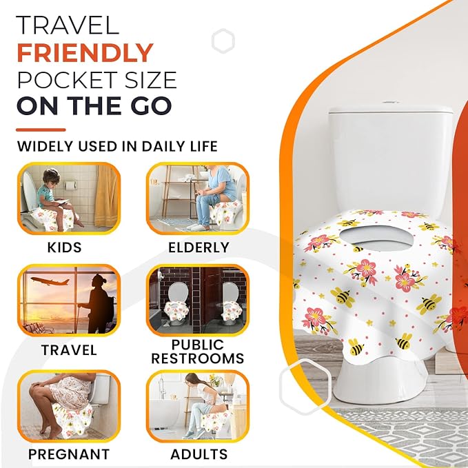 20 Extra Large Toilet Seat Covers Disposable - Image 3