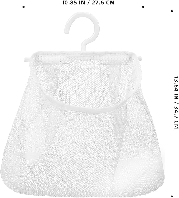 Cabilock 2pcs Multi-functional Hanging Mesh Bag Breathable Laundry Storage Bag - Image 6