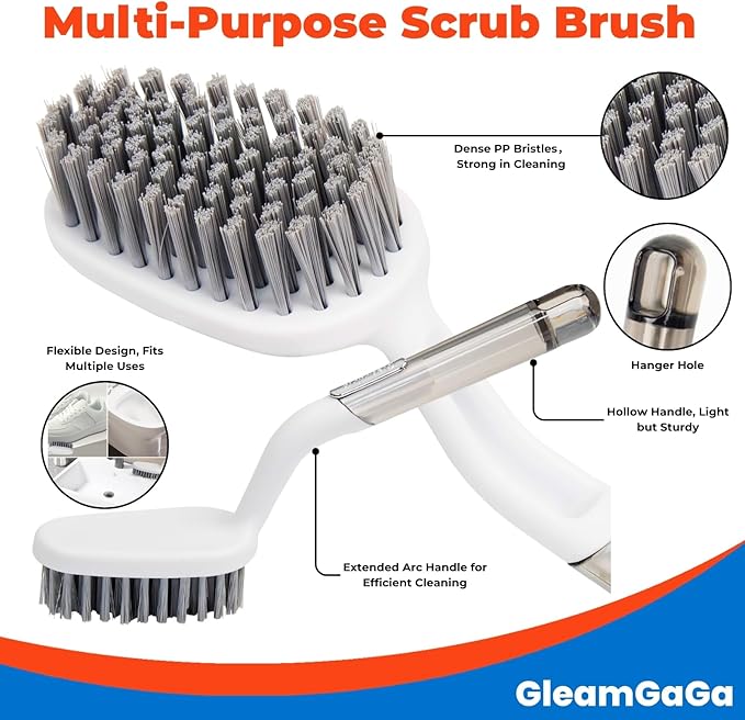 3 Pack Scrub Brush Set – Heavy-Duty Scrub Brushes - Image 4