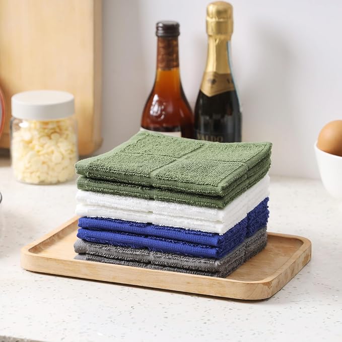 Glynniss Dishcloths Kitchen Highly Absorbent Dish Rags 100% Cotton Dish Cloths - Image 3