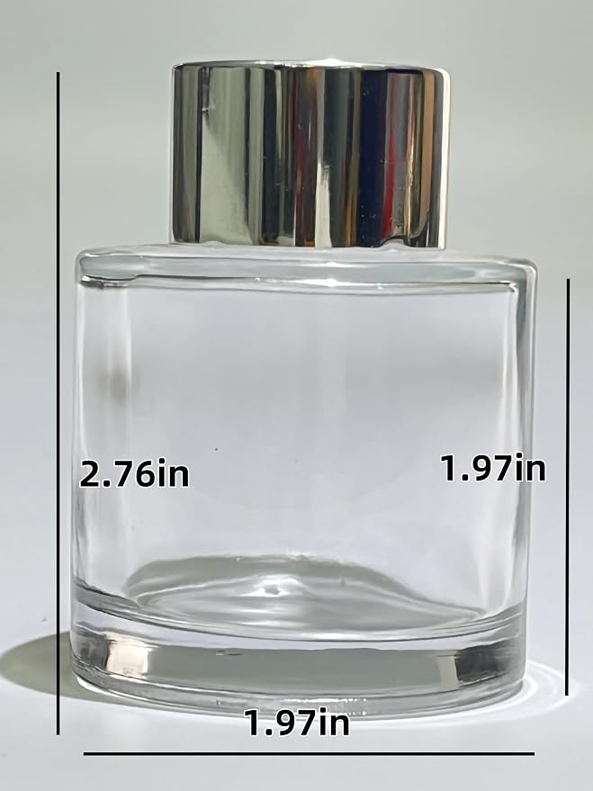 8PCS Reed Diffuser Bottles Empty, Diffuser Bottle Capacity 50ml Diffuser Stick - Image 2