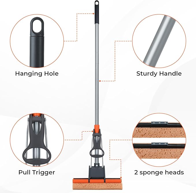 Sponge Mops for Floor Cleaning - Image 5