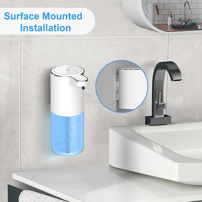 Automatic Liquid Soap Dispenser, Touchless Hand Soap Dispenser Rechargeable - Image 6
