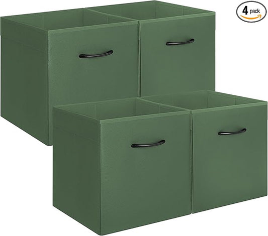 StorageWorks Green Storage Cubes, 13x13 Storage Cube Bins by StorageWorks