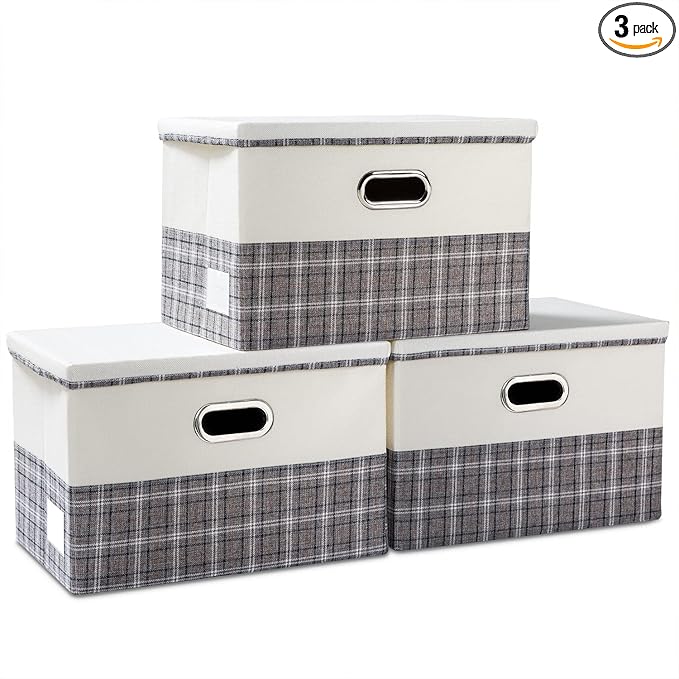 PRANDOM Large Collapsible Storage Bins by Prandom