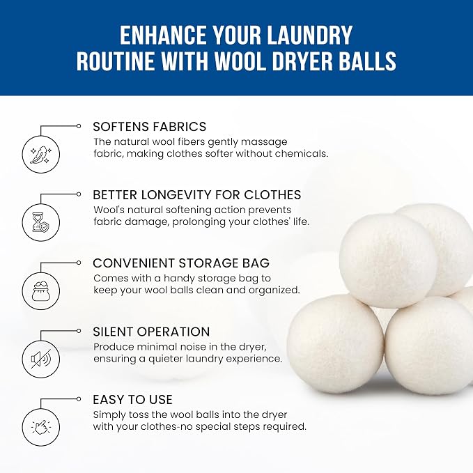 Ezhippie Quality Wool Dryer Balls - Image 4