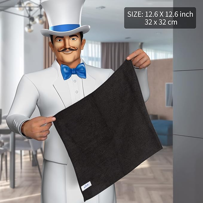 MR.SIGA Microfiber Cleaning Cloth, All-Purpose Microfiber Towels, Streak Free - Image 2