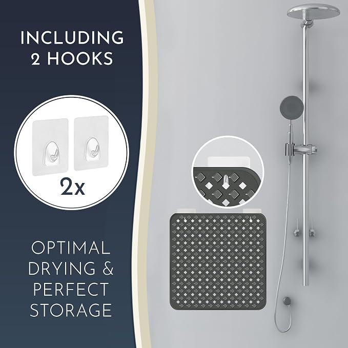 Homerella Anti Slip Shower Mat | Anti Mold Non Slip Bathtub Mat - Image 4