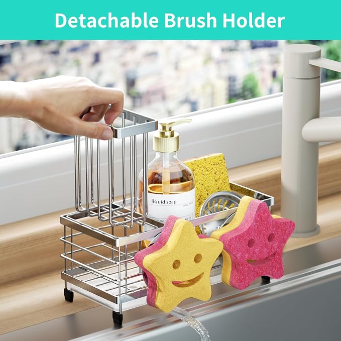 HapiRm Sink Caddy Sponge Holder - Image 4
