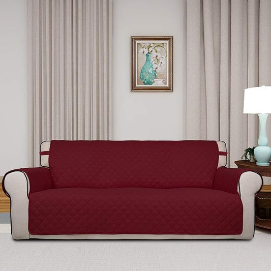 PureFit Reversible Quilted Sofa Cover, Water Resistant Slipcover Furniture - Image 2