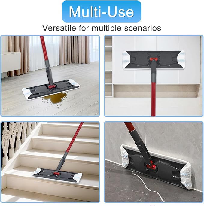 6 Pack Microfiber Replacement Mop Pads - Image 8