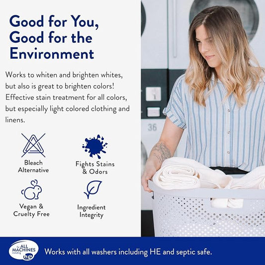 The Clean People Oxygen Brightener Stain Remover | Bleach Alternative, Simple - Image 2