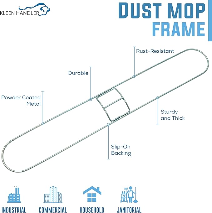 Kleen Handler 48 Inch Commercial Dust Mop Frame - Image 2
