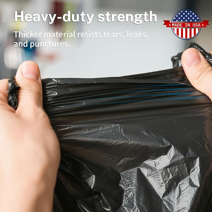 Heavy Duty Trash Bags 55-60 Gallon, Commercial, Construction & Outdoor Use | - Image 4