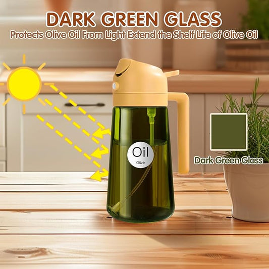 YARRAMATE 16oz/470ml Light-Blocking Dark Oil Sprayer - Image 2