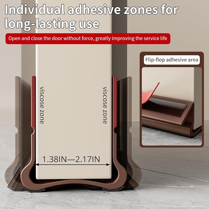 New Upgrade 36.6 inch Under Door Draft Stopper Free Cutting Length， - Image 3