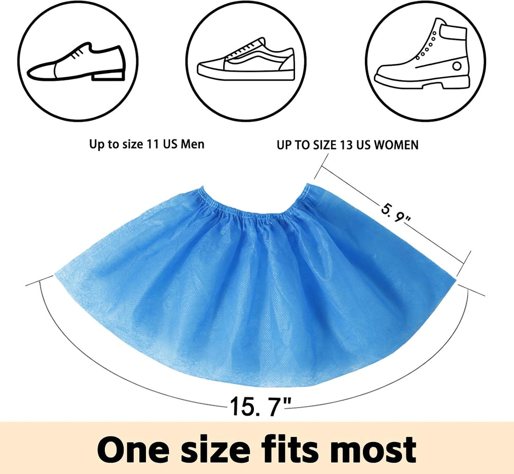 1000 Pieces(500 Pairs) Shoe Covers Disposable, Waterproof,Non-Slip for Variou...