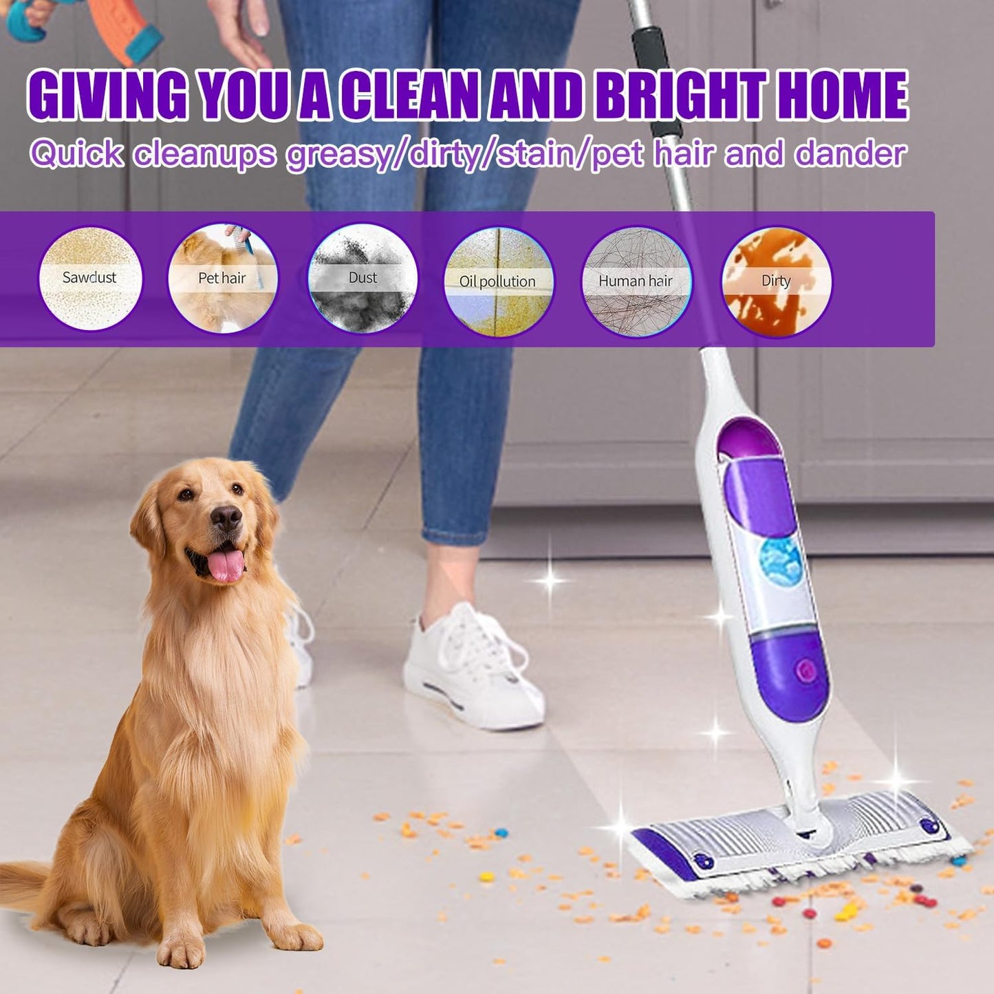 20 Count Power Mop Pads Refills for Swiffer PowerMop Multi-Surface Mopping Pad Disposable Replacement Mop Pads Compatible with Swiffer PowerMop,Safe on All Finished Floors