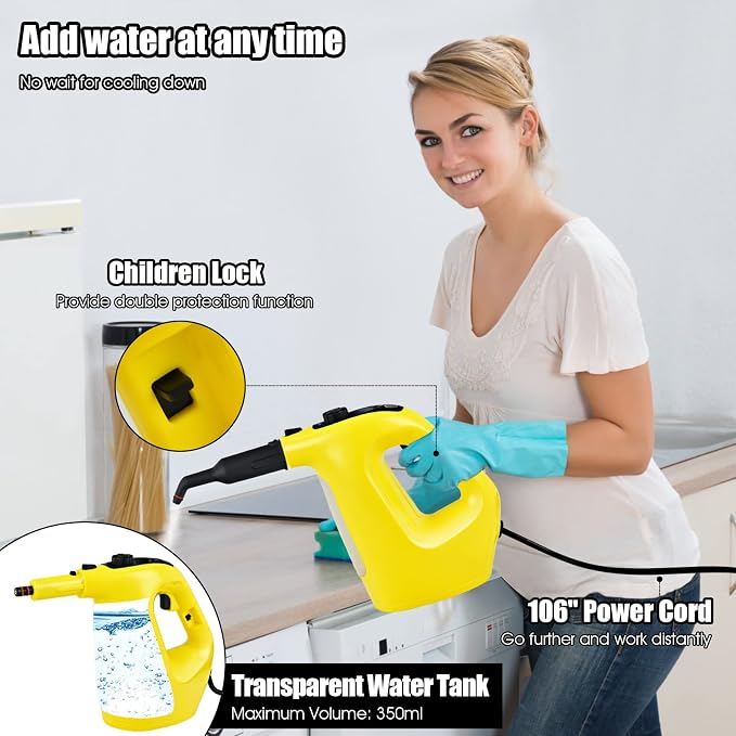COSTWAY Handheld MultiPurpose Steam Cleaner - Image 8