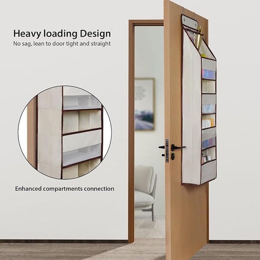 Univivi 5-Shelf Fabric Door Storage Over Door Hanging Organizer - Image 2