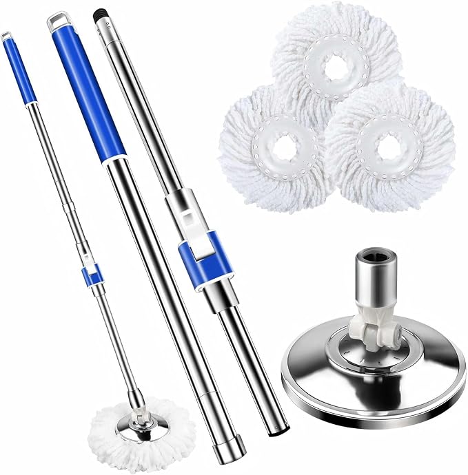 Replacement Handle for Swivel mop, 360° Swivel Adjustment, Reinforced Locking by Unknown