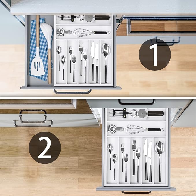 Utensil Organizer Silverware Drawer Organizer - Image 3