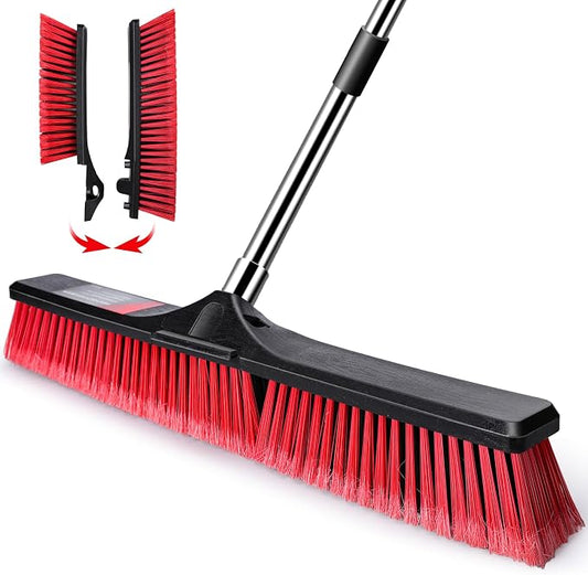 MASTERTOP 25'' Yard Broom, Heavy Duty Garden Broom by MASTERTOP