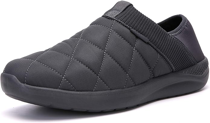 KUBUA Slippers for Men and Womens Indoor House Shoes Plush Slip on Outdoor by KUBUA