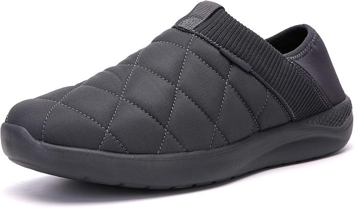 KUBUA Slippers for Men and Womens Indoor House Shoes Plush Slip on Outdoor by KUBUA