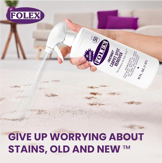 FOLEX Instant Carpet Spot Remover 32 oz – Powerful Stain Remover - Image 6