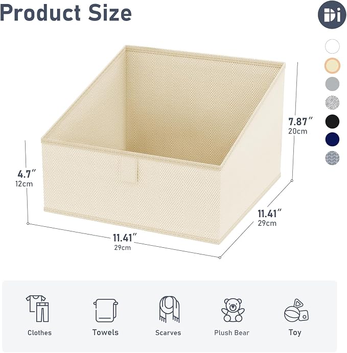 DIMJ Clothing Organizer Storage Boxes - Image 2