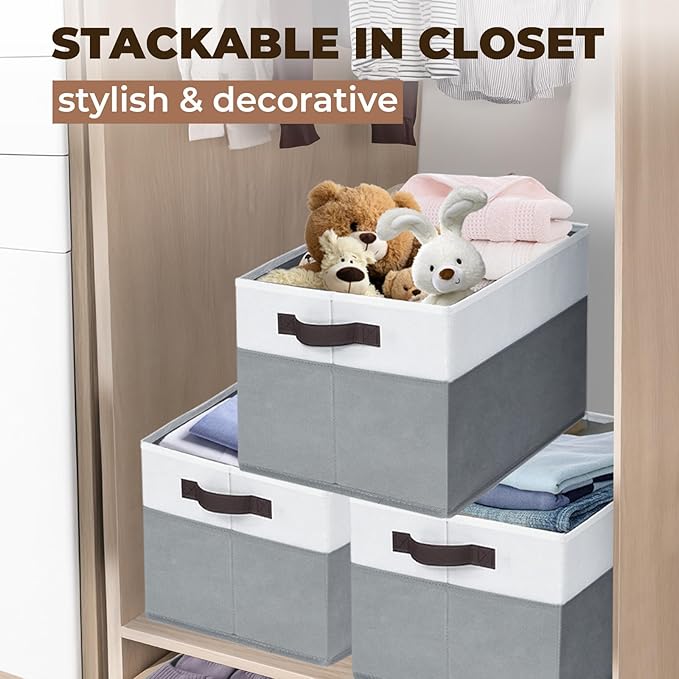 Criusia 6 Pack Clothes Bins for Organization - Image 5