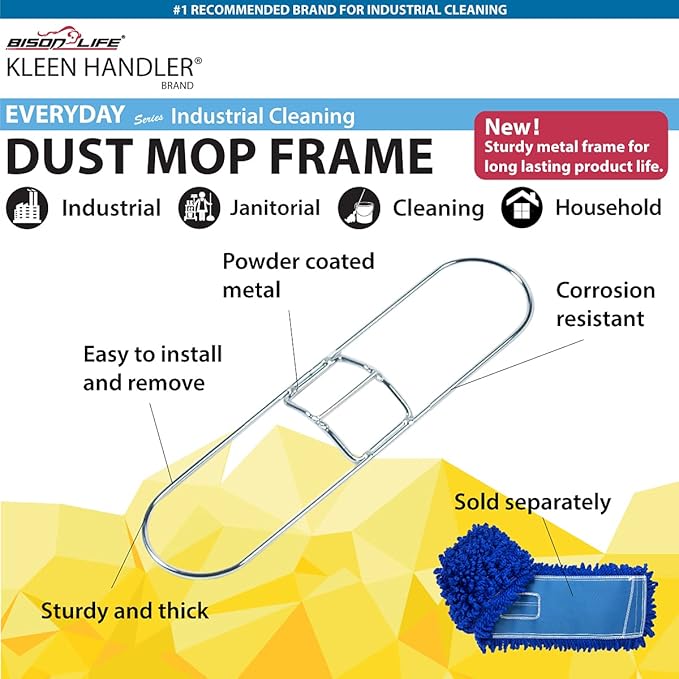 Kleen Handler 18 Inch Commercial Dust Mop Frame - Image 2
