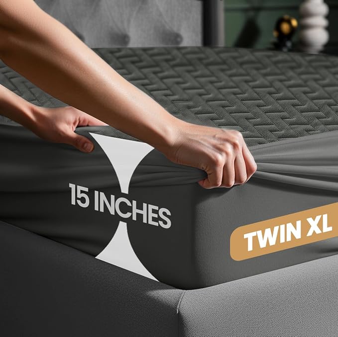 Utopia Bedding Waterproof Mattress Protector Twin XL Size, Premium 3D Air Soft - Image 3