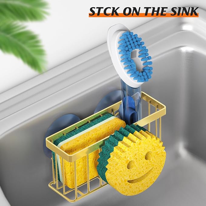 Sponge Holder Smiley Face, Sink Caddy, Sink Organizer - Image 5