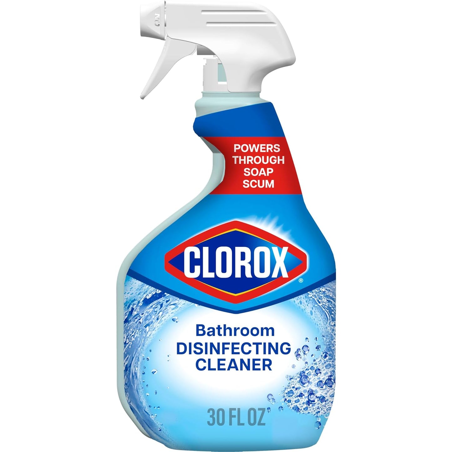 CLOROX Bathroom Disinfecting Cleaner, Original, Spray Bottle, 30 Fl Oz (Pack May Vary)