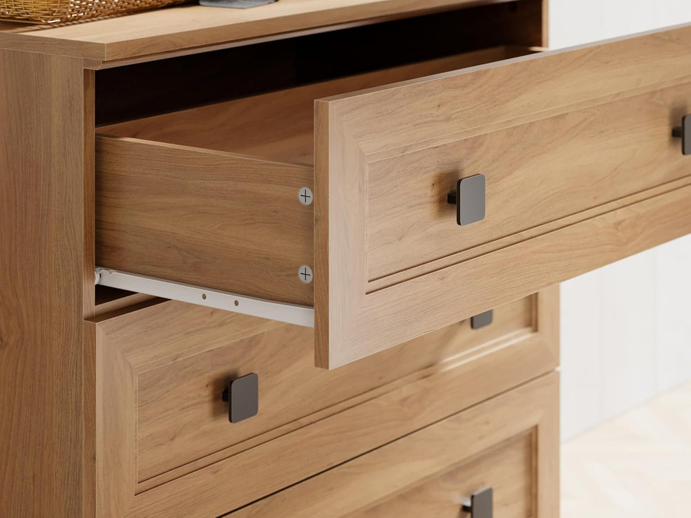 FENSULN Modern Drawer Dresser for Bedroom with 6 Drawers, 2 in 1 Chest of Dra...