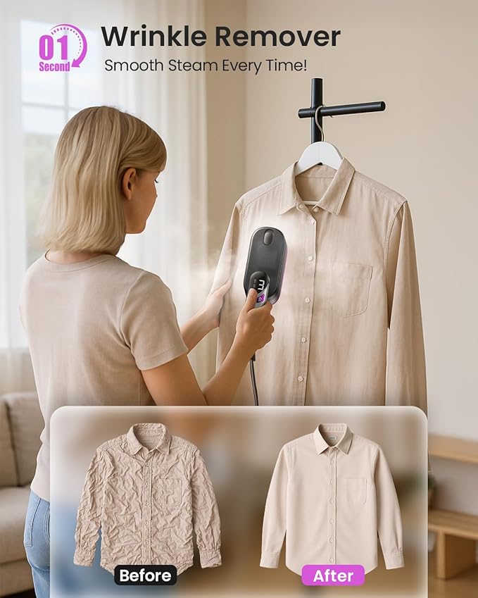 2-in-1 Handheld Steamer and Iron - Image 3