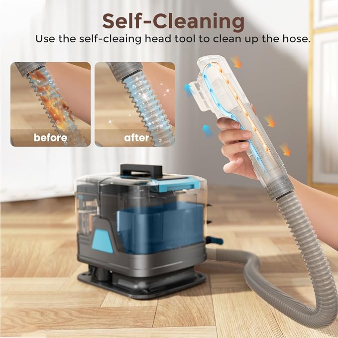 DEVOAC C8 Portable Carpet Upholstery Spot Cleaner Machine - Image 4
