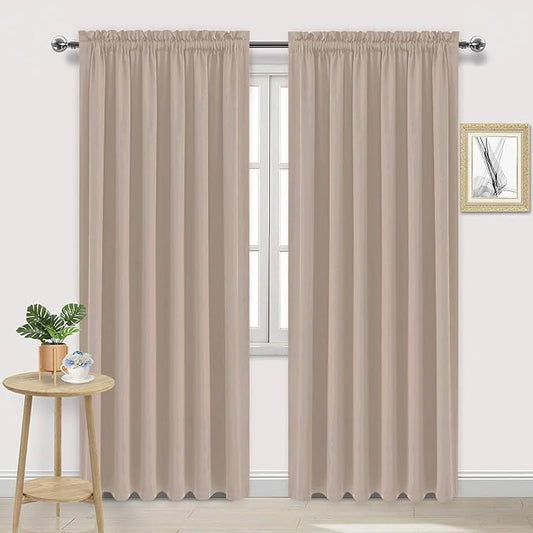 DWCN Blackout Curtains for Living Room Thermal Insulated, Energy Saving & Noise by DWCN