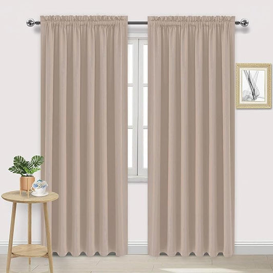 DWCN Blackout Curtains for Living Room Thermal Insulated, Energy Saving & Noise by DWCN