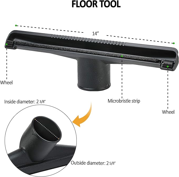 2 1/2 inch Attachments & Accessories 2.5 Wet Dry Vac - Image 7