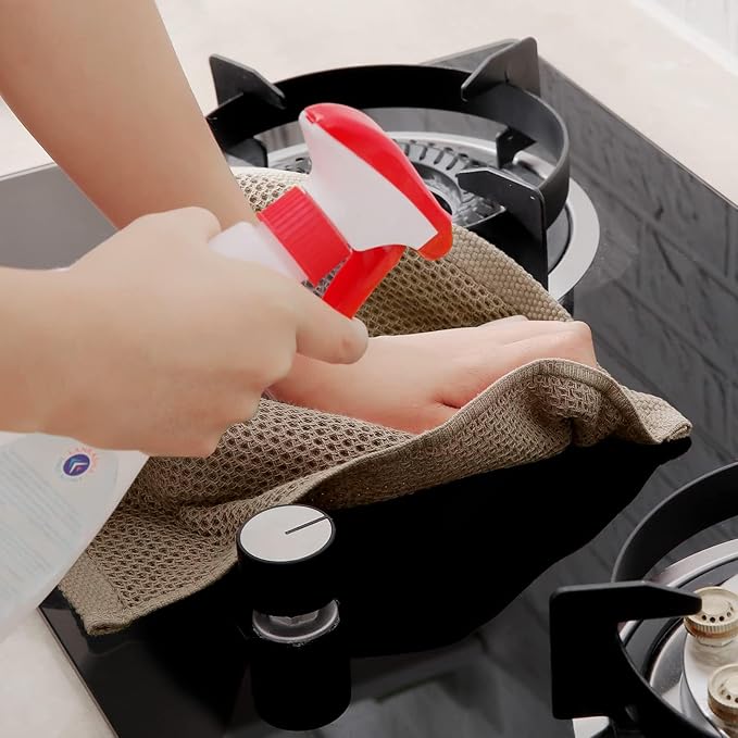 Homaxy 100% Cotton Waffle Weave Kitchen Dish Towels, Ultra Soft Absorbent Quick - Image 5