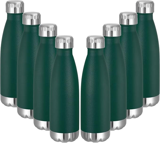 VEGOND 17oz Stainless Steel Water Bottles Bulk, Reusable Metal Sports Water by VEGOND