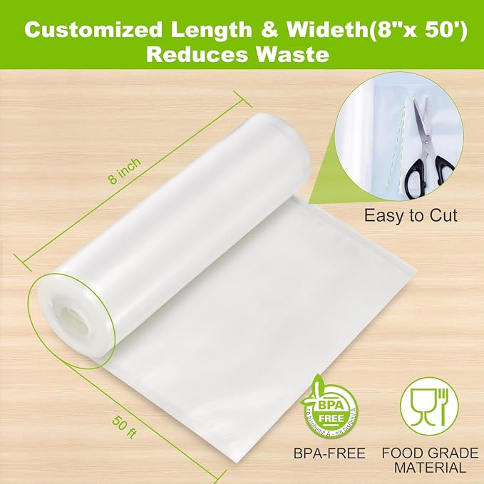 Bonsenkitchen Vacuum Sealer Bags, Bpa Free, Heavy Duty, Commercial Grade - Image 6